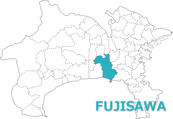 藤沢市の地図
