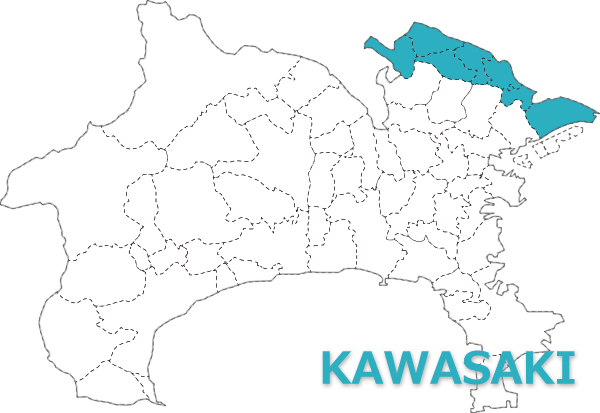 川崎市の地図